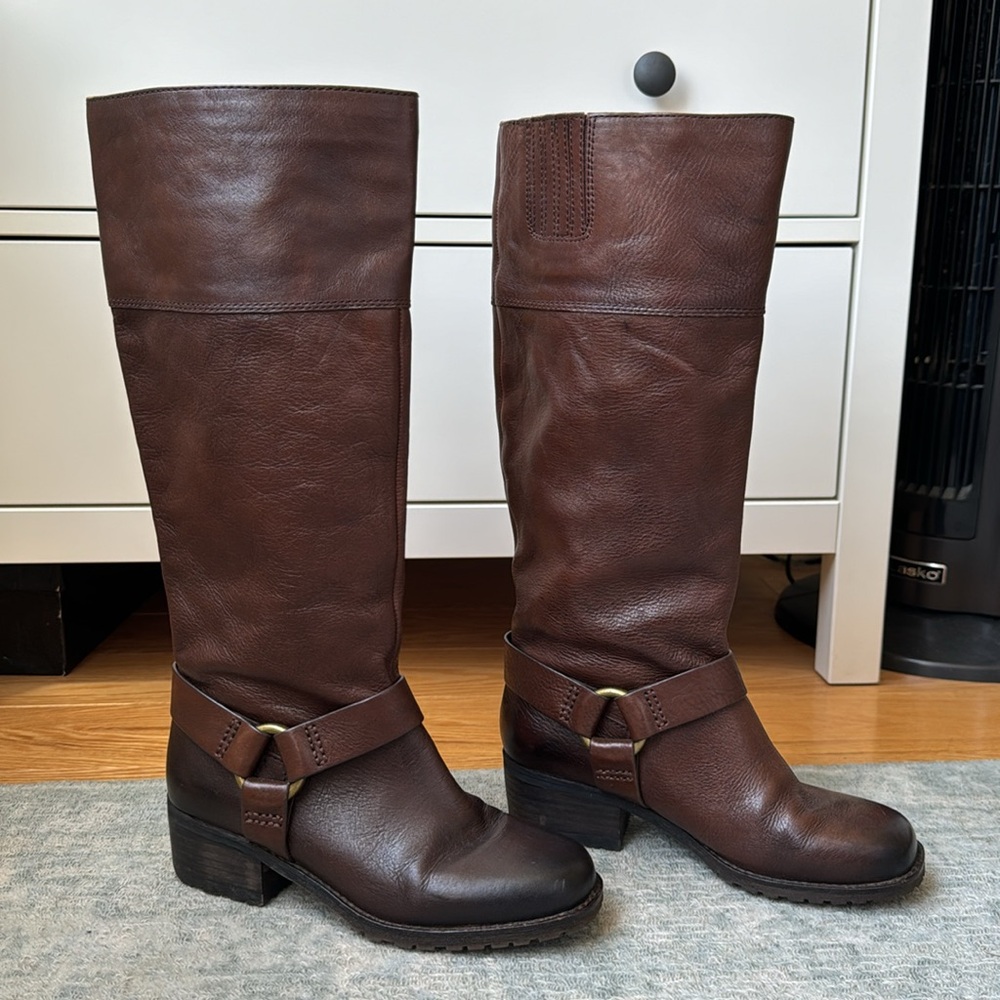 Lucky Brand Leather Riding Boots